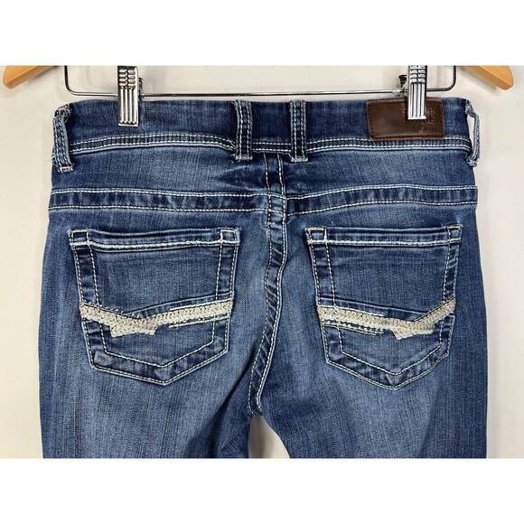 BKE Payton Jeans Womens 27L (27 x 33.5) Blue Bootcut Stretch Denim - Picture 4 of 9
